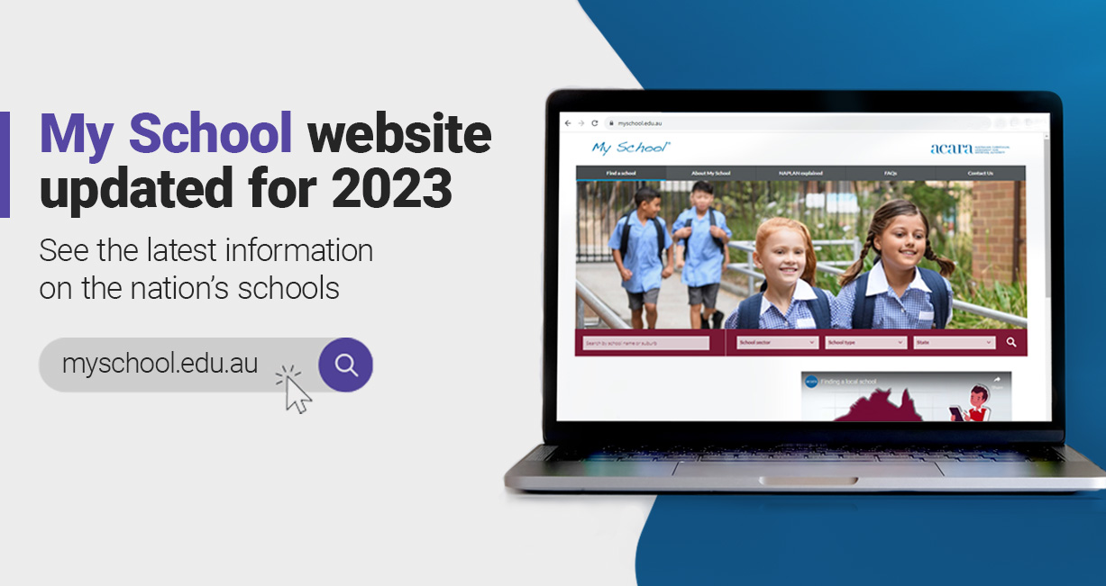 My School website updated for 2023